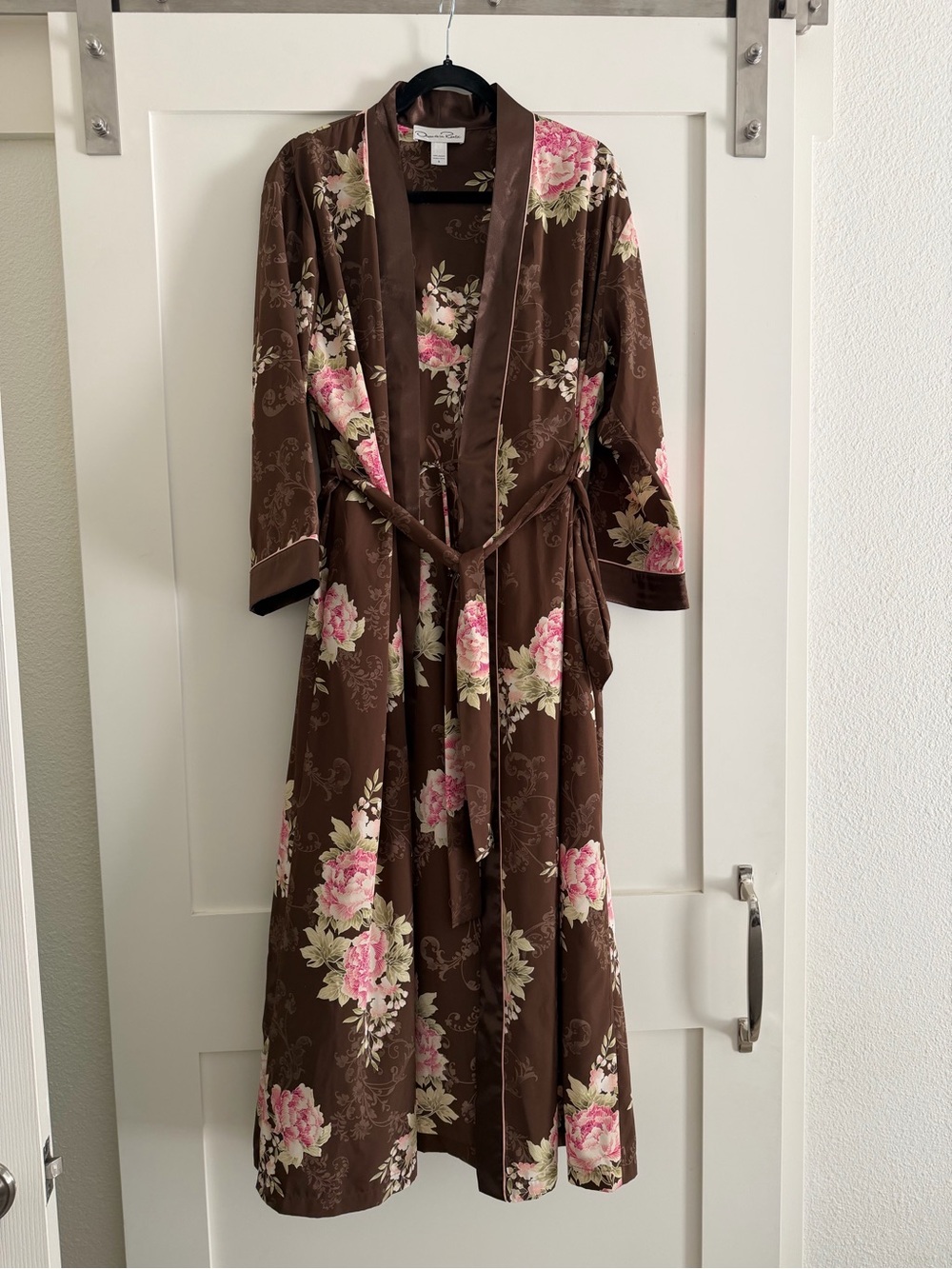 Floral Brown Robe